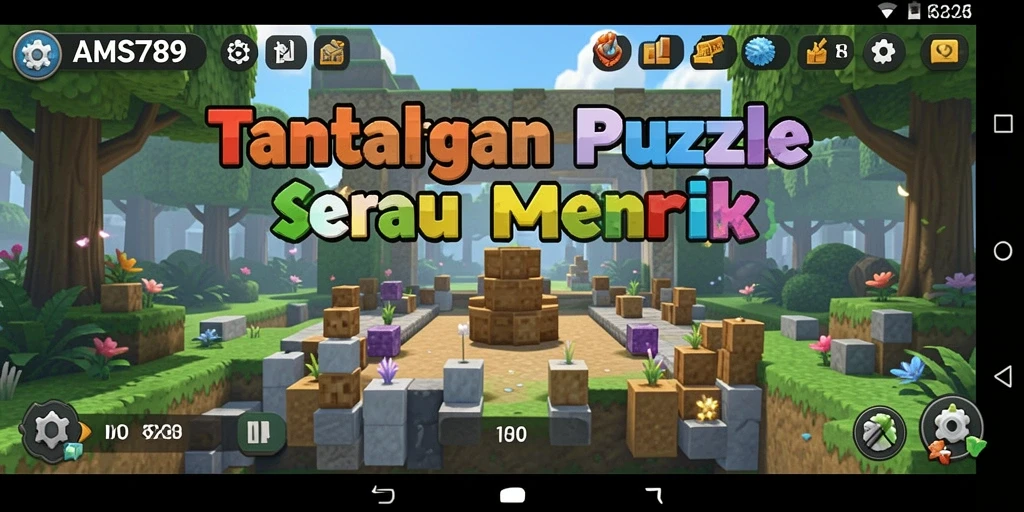 Screenshot gameplay AMS789 dengan tantangan puzzle menarik.