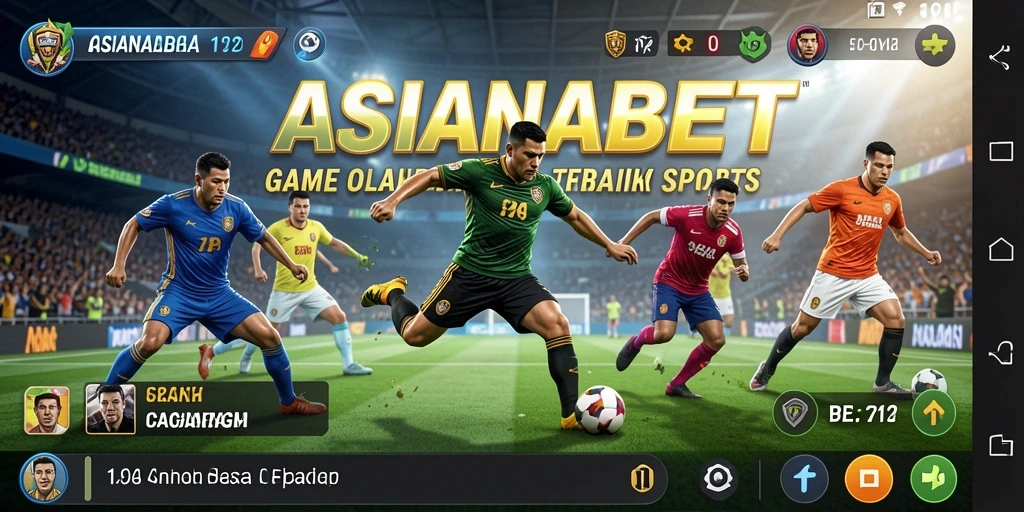Screenshot menunjukkan gameplay menarik dari ASIANABET dalam berbagai olahraga.