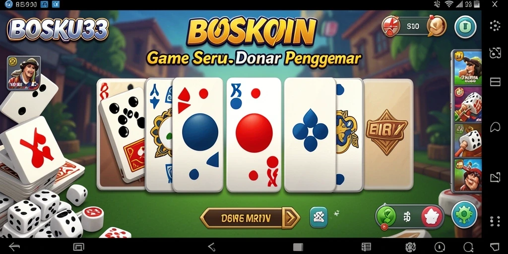 Tampilan gameplay dinamis dari bosku33, menyenangkan dan penuh strategi.