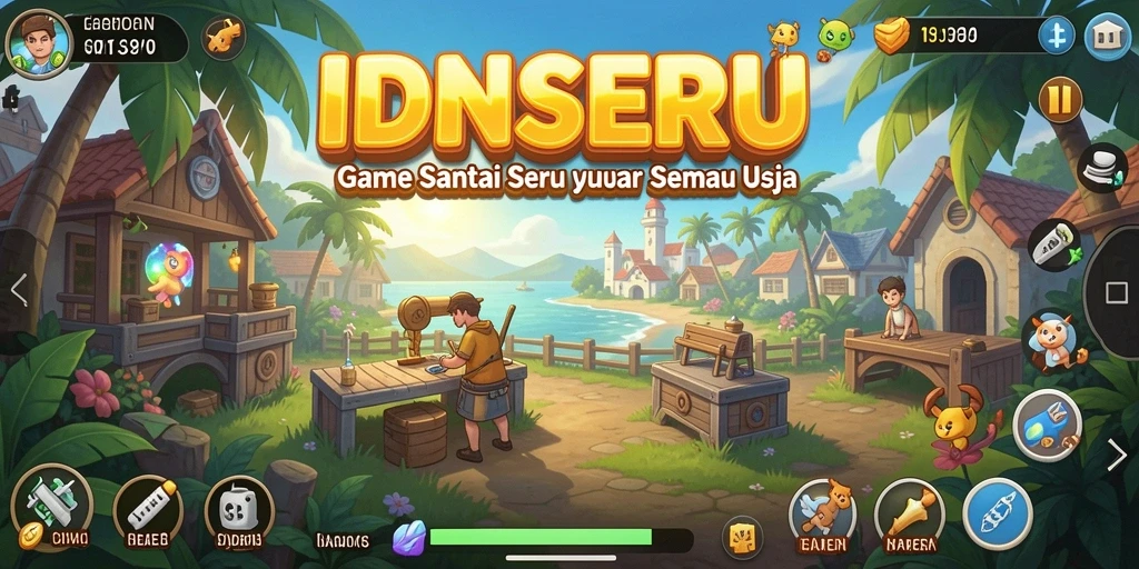 Tampilan screenshot <strong>IDNSERU</strong> yang menunjukkan keseruan gameplay.