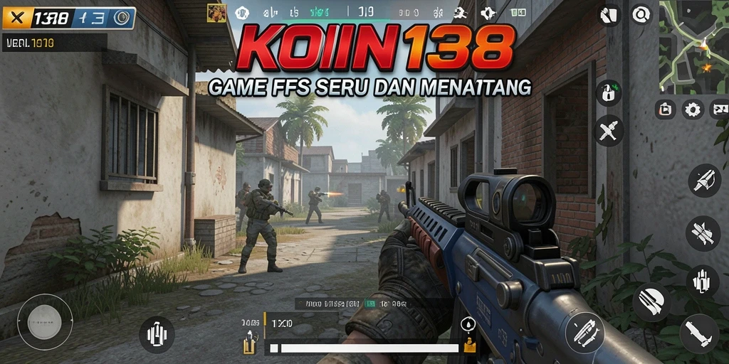 Screenshot gameplay KOIN138 menampilkan aksi pertempuran yang mendebarkan.