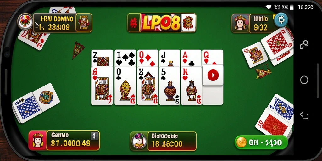 Screenshot gameplay LPO88 menampilkan aksi seru permainan Domino.