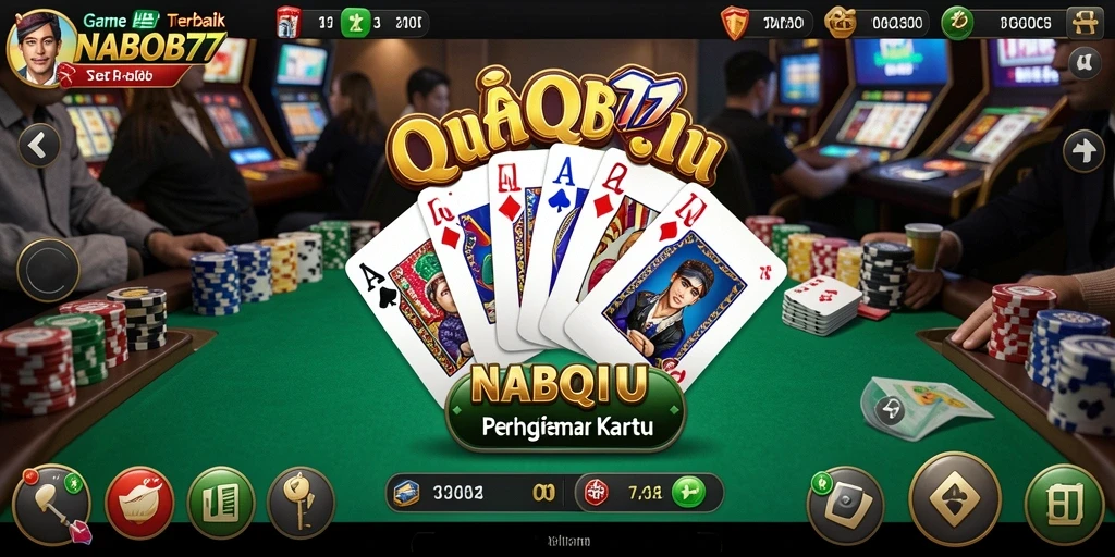 Screenshot gameplay NABOB77 menampilkan aksi seru permainan QiuQiu.