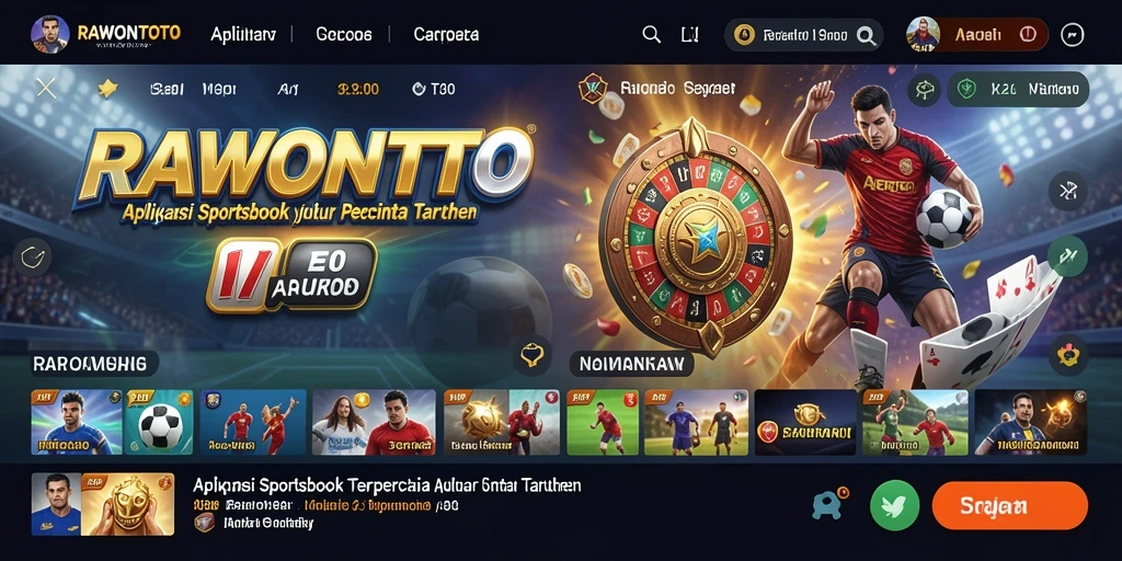 Tampilan gambaran layar <strong>RAWONTOTO</strong> saat taruhan olahraga berlangsung.